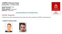 Interpol divulga foto de influencer do Paraná foragido em Dubai