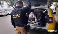 PM apreende três jovens com 95 tabletes de maconha na rodoviária de Foz