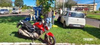 Motociclista fica gravemente ferido após colisão na Av. Paraná