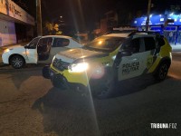 Mais um confronto da PM com assaltantes termina com dois presos durante a madrugada