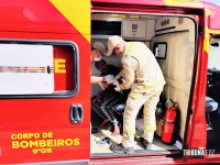 Siate socorre homem que levou facãozada no Bairro Três Lagoas