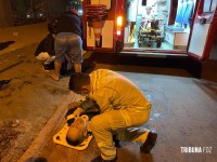 Siate socorre duas vítimas após atropelamento por moto no Bairro Três Lagoas