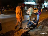 Siate socorre duas vítimas após atropelamento por moto no Bairro Três Lagoas