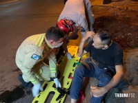 Siate socorre duas vítimas após atropelamento por moto no Bairro Três Lagoas