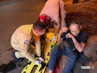 Siate socorre duas vítimas após atropelamento por moto no Bairro Três Lagoas