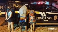 GDE prende três pessoas com 198 pedras de crack no Porto Meira