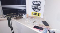 GDE prende três pessoas com 198 pedras de crack no Porto Meira