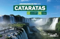 Moradores de Foz não pagam para visitar as Cataratas do Iguaçu no aniversário da cidade