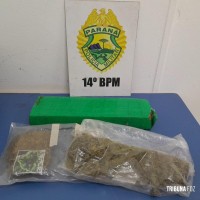 Policia Militar apreende 1,3 Kg de maconha na Favela do Monsenhor Guilherme