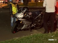 Siate socorre motociclista e passageiro na BR-277 no trevo da ICAVEL