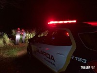 Homem é encontrado executado a tiros na estrada rural de Foz a Santa Terezinha de Itaipu