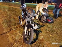 Siate socorre dois motociclistas após colisão frontal no Bairro Três Lagoas