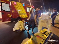 Siate socorre dois motociclistas após colisão frontal no Bairro Três Lagoas