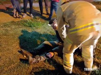 Siate socorre dois motociclistas após colisão frontal no Bairro Três Lagoas