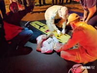 Siate socorre dois motociclistas após colisão frontal no Bairro Três Lagoas