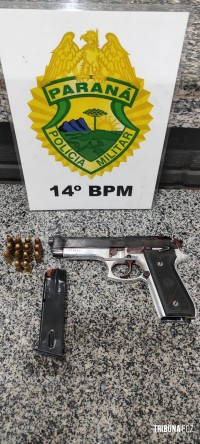 CHOQUE prende três pessoas e apreende pistola 9mm na saída de Foz