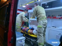 Siate socorre idoso atropelado na paralela da Rodovia BR-277
