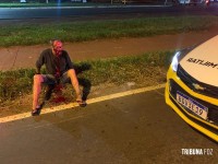 Siate socorre idoso atropelado na paralela da Rodovia BR-277