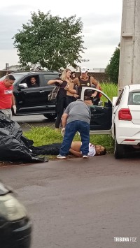 Condutor morre após colidir veículo contra um poste no Jardim Nacional