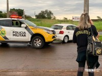 Condutor morre após colidir veículo contra um poste no Jardim Nacional