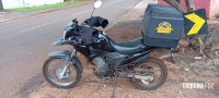 PM localiza moto escondida em uma área de mata no Bairro São Sebastião