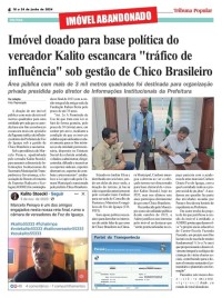 Imóvel doado para base política do vereador Kalito escancara "tráfico de influência" sob gestão de Chico Brasileiro