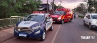 Ciclista adolescente é socorrida pelo Siate na Av. General Meira