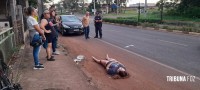 Ciclista adolescente é socorrida pelo Siate na Av. General Meira