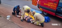 Ciclista adolescente é socorrida pelo Siate na Av. General Meira