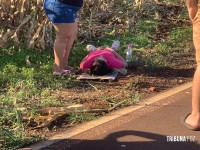 Bombeiros socorrem condutora após capotamento de veículo no Alto da Boa Vista