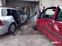 Siate socorre duas vítimas após colisão no Bairro Portal da Foz