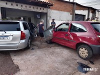 Siate socorre duas vítimas após colisão no Bairro Portal da Foz