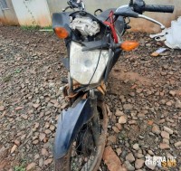 Acidente deixa motociclista ferido na PR-497 em São Miguel do Iguaçu