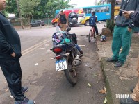 Siate socorre ciclista após atropelamento por moto no Porto Meira 