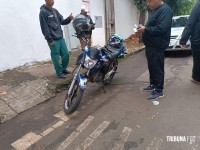 Siate socorre ciclista após atropelamento por moto no Porto Meira 