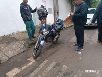 Siate socorre ciclista após atropelamento por moto no Porto Meira 