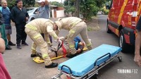 Siate socorre ciclista após atropelamento por moto no Porto Meira 