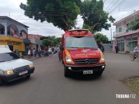 Siate socorre ciclista após atropelamento por moto no Porto Meira 