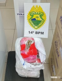 PM aborda adulto e adolescente com 5,3 Kg de maconha em Santa Terezinha de Itaipu