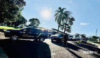 A Polícia Federal e Receita Federal realizam Operação contra o contrabando em Foz do Iguaçu