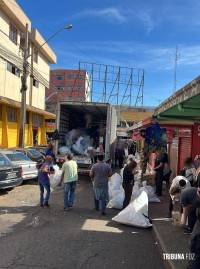 A Polícia Federal e Receita Federal realizam Operação contra o contrabando em Foz do Iguaçu