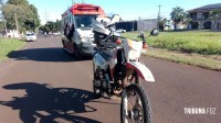 Ciclista idoso fica gravemente ferido após ser atropelado por moto no Parque Imperatriz
