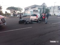 Motociclista é socorrido pelo Siate na Av. República Argentina