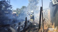 Incêndio atinge cinco residências em São Miguel do Iguaçu