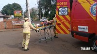 Siate socorre motociclista na Vila Carimã