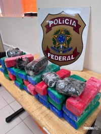 Policia Federal prende passageira com drogas em mala de viagem para São Paulo