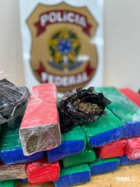 Policia Federal prende passageira com drogas em mala de viagem para São Paulo