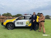 Através de emenda do Deputado Batatinha, Policia Militar de Foz do Iguaçu recebe duas novas viaturas policiais