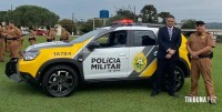 Através de emenda do Deputado Batatinha, Policia Militar de Foz do Iguaçu recebe duas novas viaturas policiais