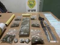 Policia Militar apreende maconha em Medianeira